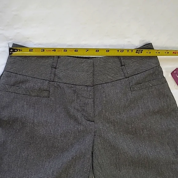 Grey Low Rise Bootcut Pants - Picture 4 of 14